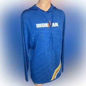 Blue Ironman Pullover Hoodie